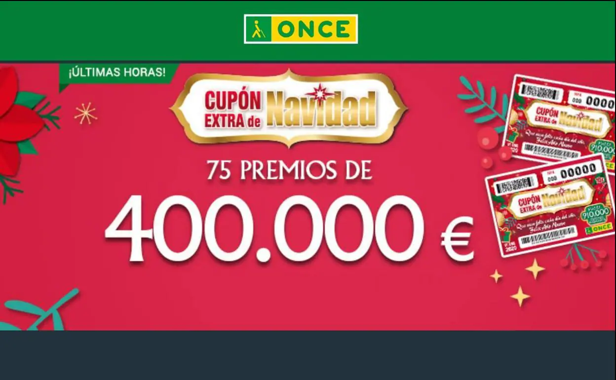 Sorteo Extra de Navidad de la ONCE del 1 de enero de 2020 Todos los